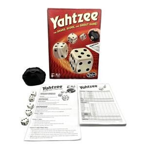 Yahtzee‎ Dice Game with Shaker Complete Hasbro Gaming 2014 Full Scorepad Classic